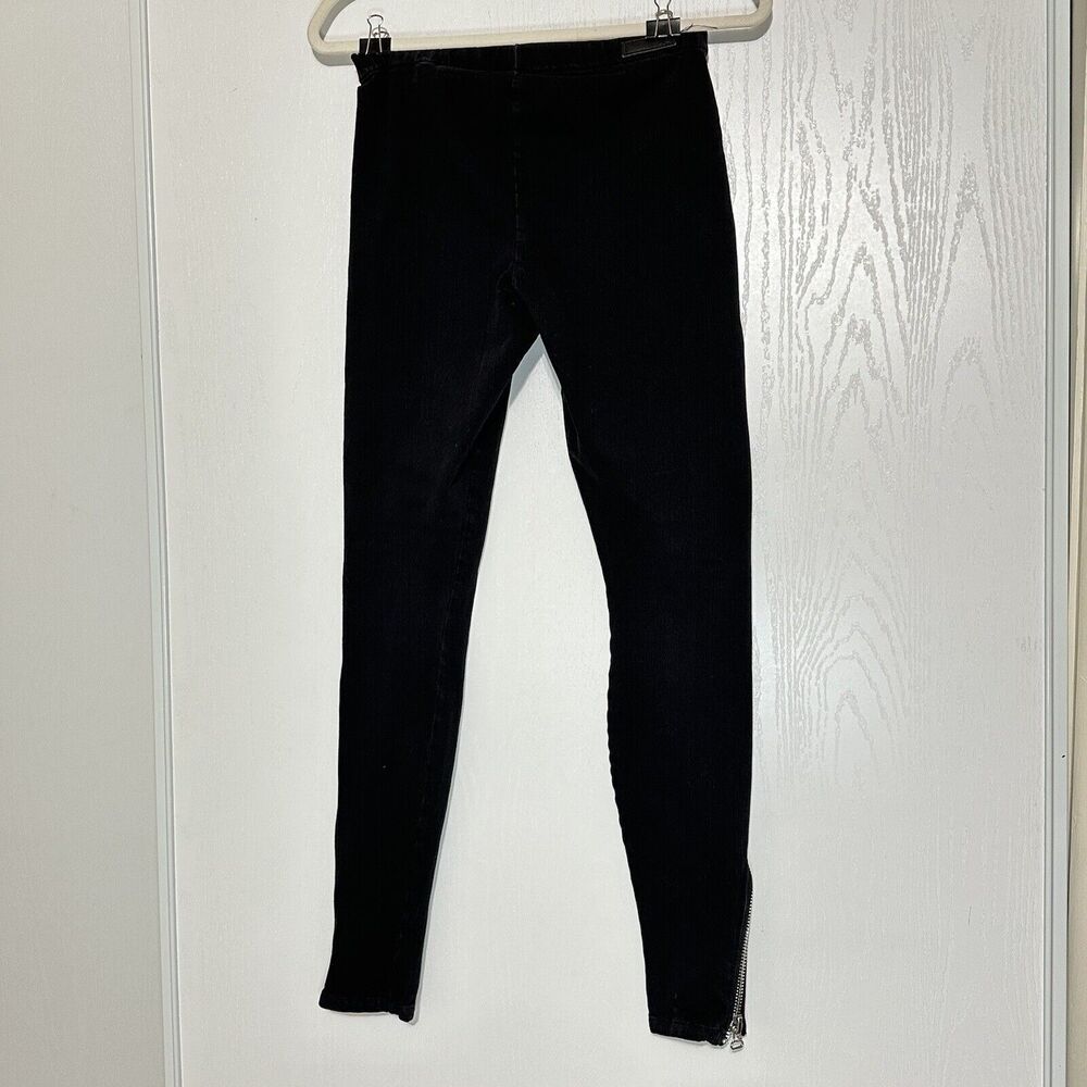 JOE'S JEANS Legging Ankle Zipper Stretch Skinny Jeans Jeggings Pants Black Md